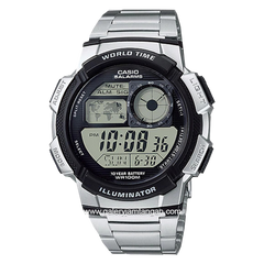 CASIO General AE-1000WD-1AVDF Silver Dial Black Digital Stainless Steel