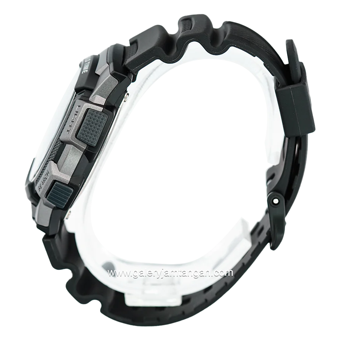 CASIO AE-1100W-1AVDF Black Silver Digital Rubber Strap