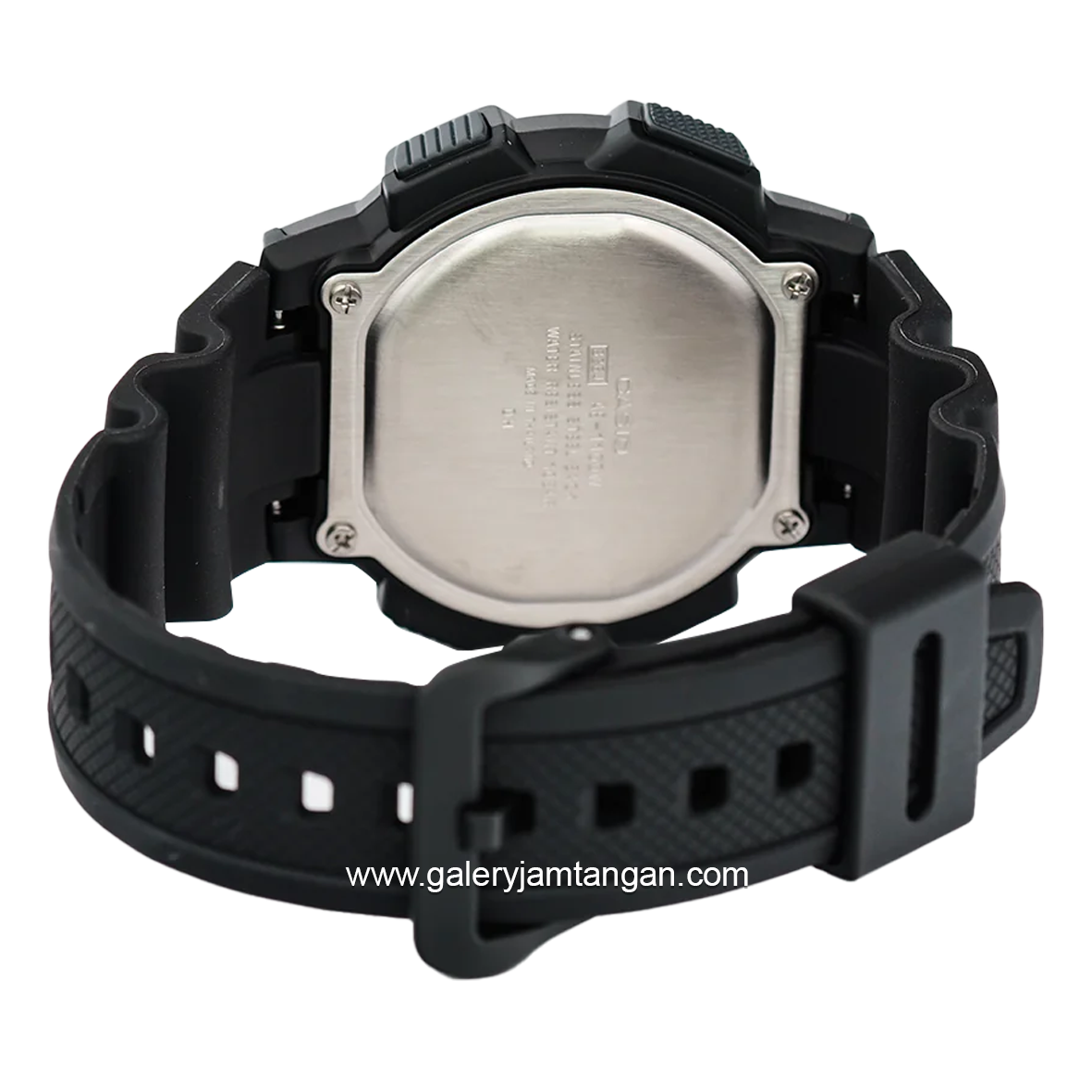 CASIO AE-1100W-1AVDF Black Silver Digital Rubber Strap