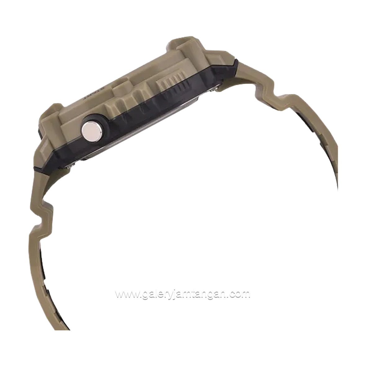 CASIO AE-1600H-5AVDF Duel Time Brown Resin Strap