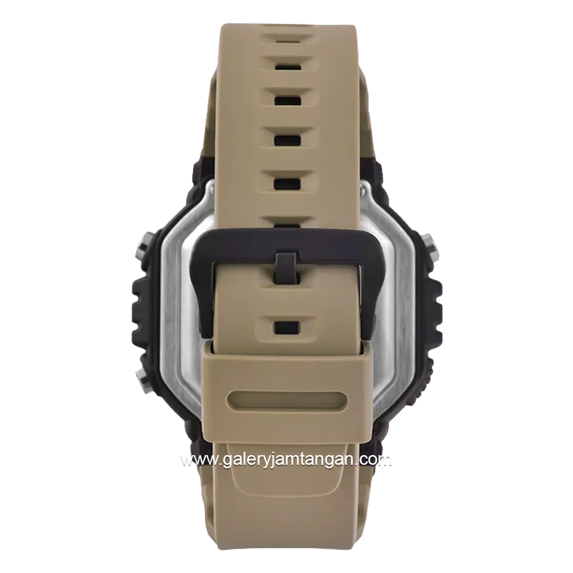 CASIO AE-1600H-5AVDF Duel Time Brown Resin Strap