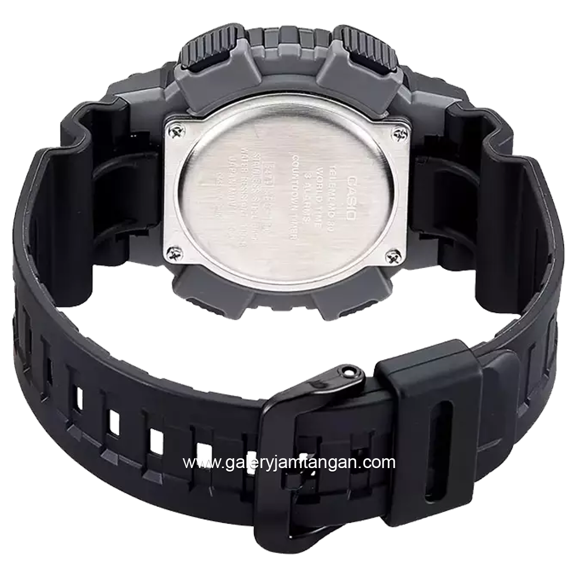 CASIO AEQ-110W-1AVDF Dual Time Black Resin Strap