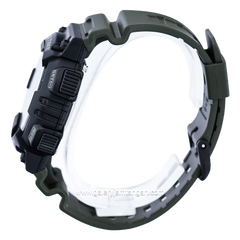 CASIO AEQ-110W-3AVDF Digital Analog Green Black Resin Strap