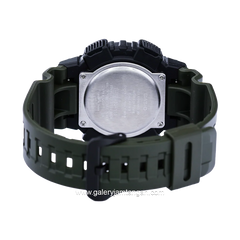 CASIO AEQ-110W-3AVDF Digital Analog Green Black Resin Strap