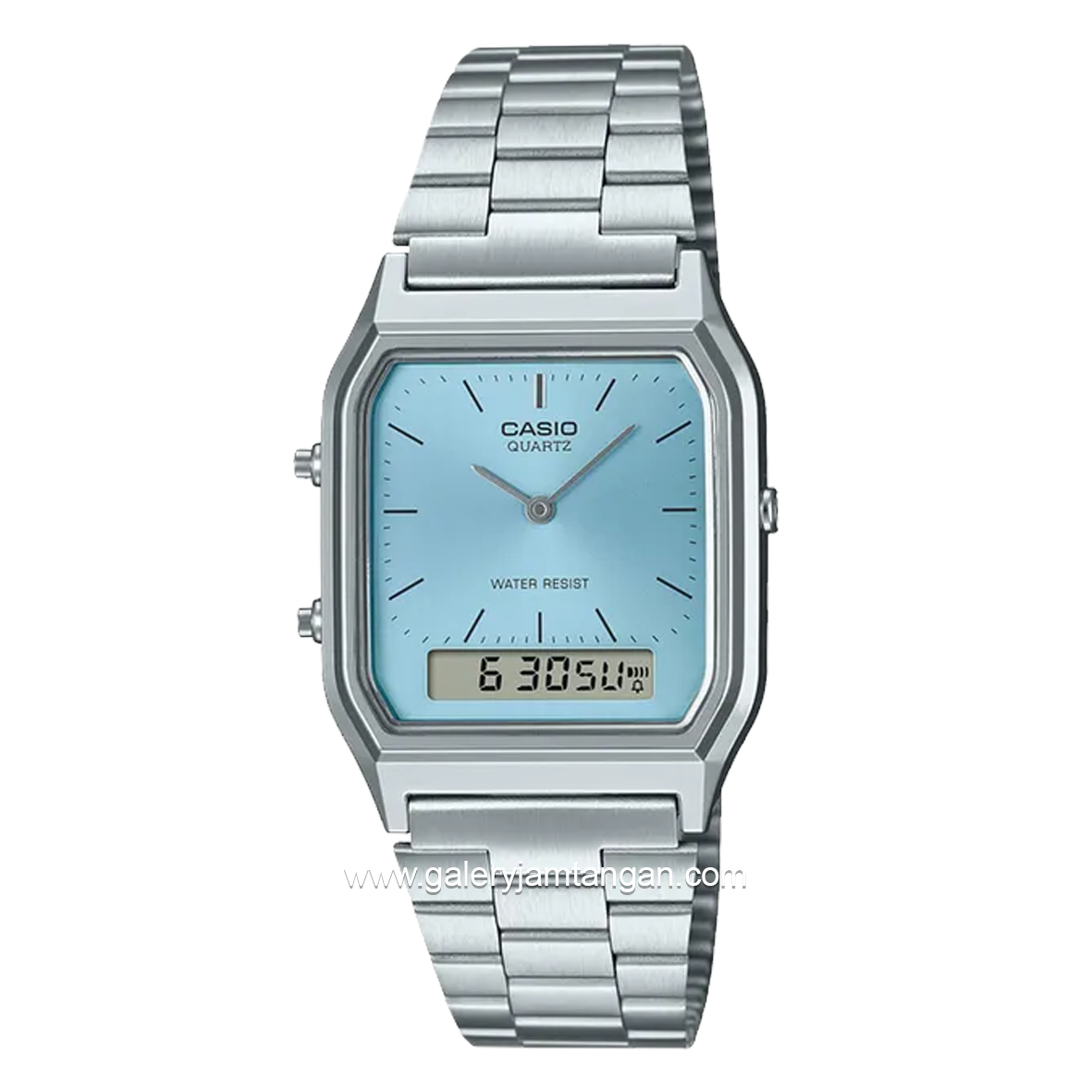 CASIO AQ-230A-2A1MQYDF Vintage Silver Stainless Steel
