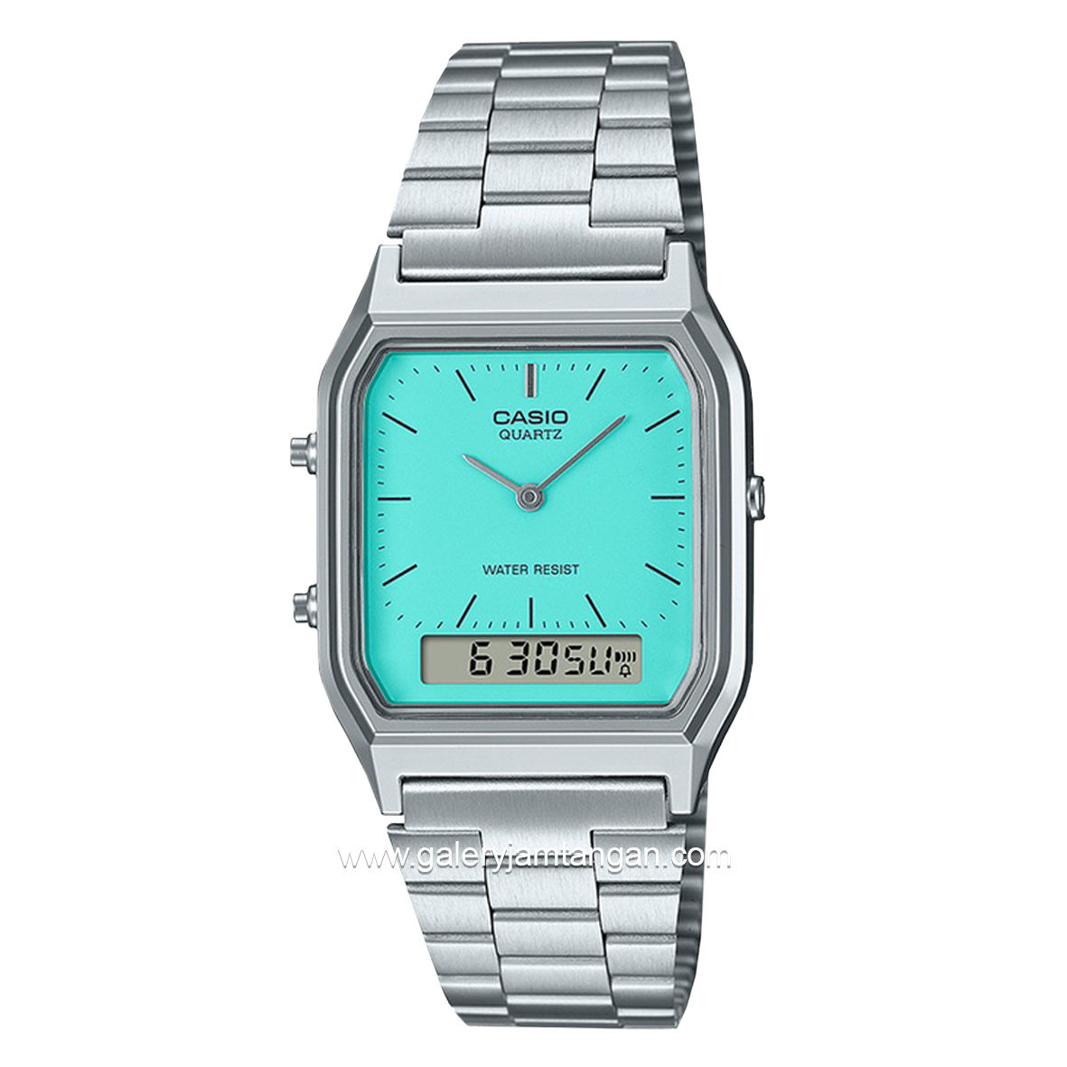 CASIO General AQ-230A-2A2MQYDF Vintage Silver Stainless Steel
