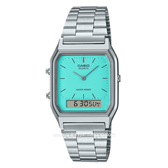 CASIO General AQ-230A-2A2MQYDF Vintage Silver Stainless Steel