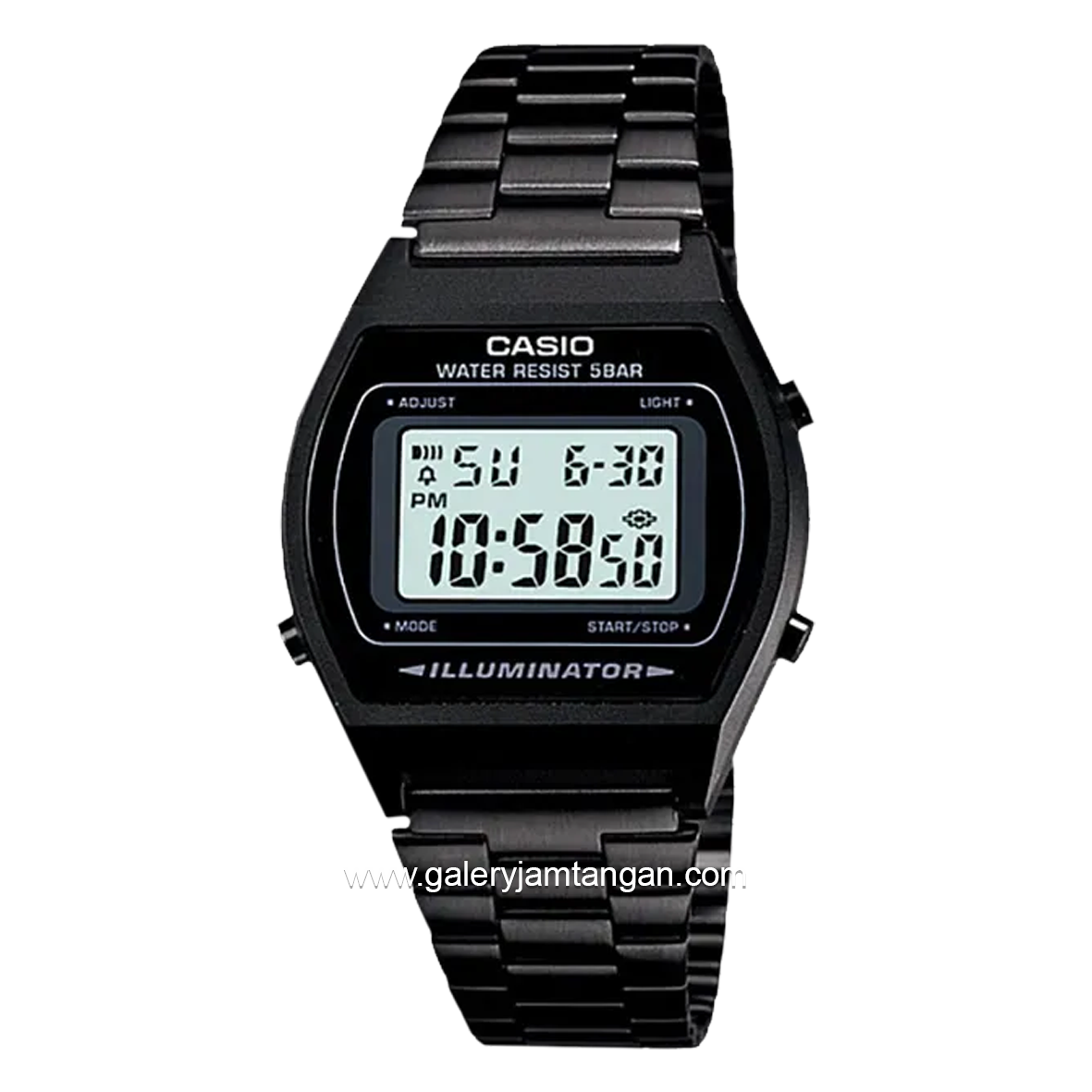 CASIO B640WB-1ADF Digital Full Black Stainless Steel
