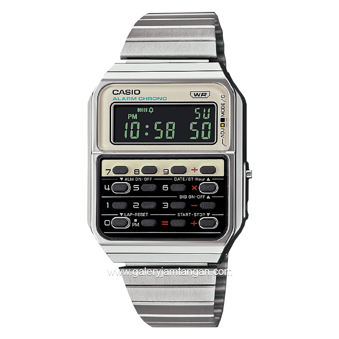 CASIO General CA-500WE-7BDF Vintage Calculator Silver Stainless Steel