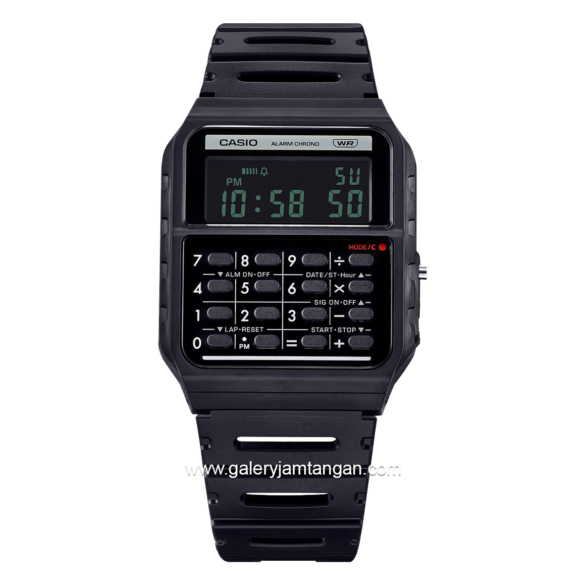 CASIO CA-53WB-1BDF Black Digital Resin Strap