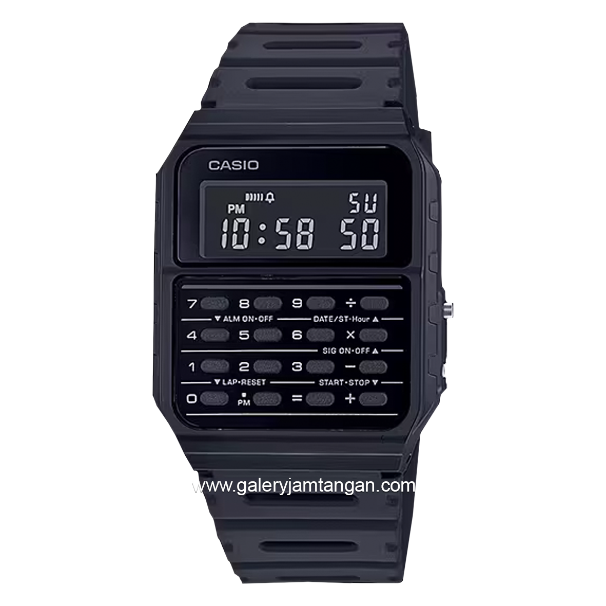 CASIO General  CA-53WF-1BDF Data Bank Digital Rubber Strap