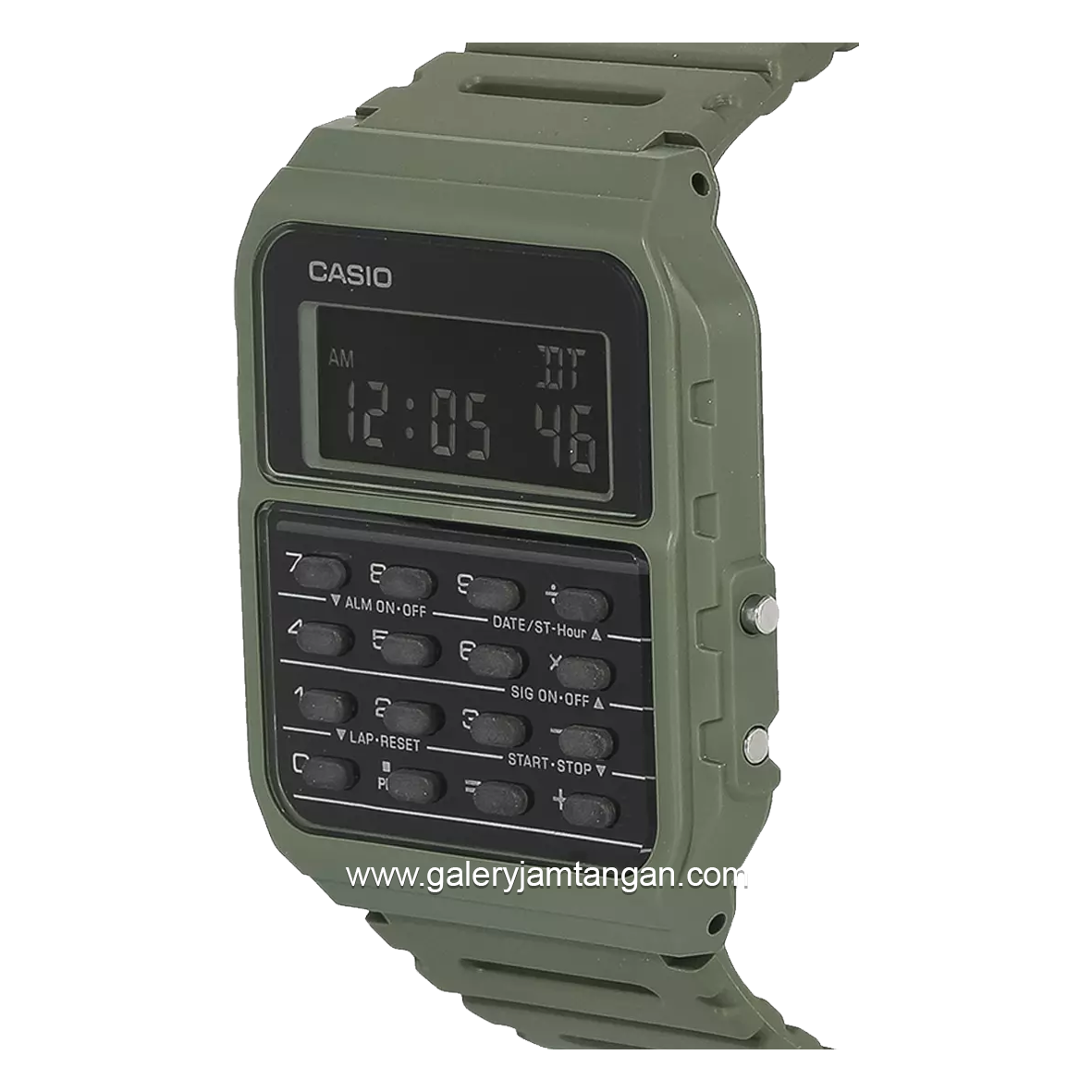CASIO CA-53WF-3BDF Data Bank Digital Rubber Strap