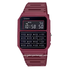CASIO General CA-53WF-4BDF Bank Digital Red Rubber Strap