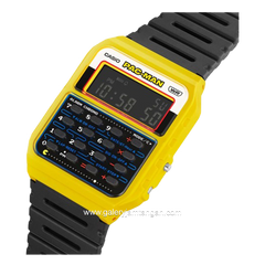CASIO PAC-MAN CA-53WPC-1BDR Dual Time Black Yellow Resin Strap