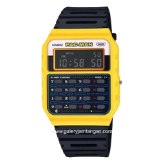 CASIO PAC-MAN CA-53WPC-1BDR Dual Time Black Yellow Resin Strap