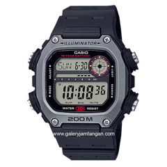 CASIO General DW-291H-1AVDF Black Youth Digital Rubber Strap