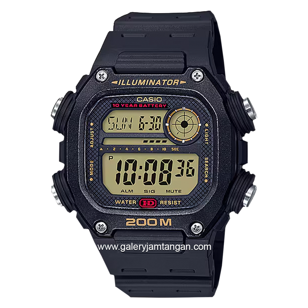 CASIO General DW-291H-9AVDF Youth Digital Black Rubber Strap