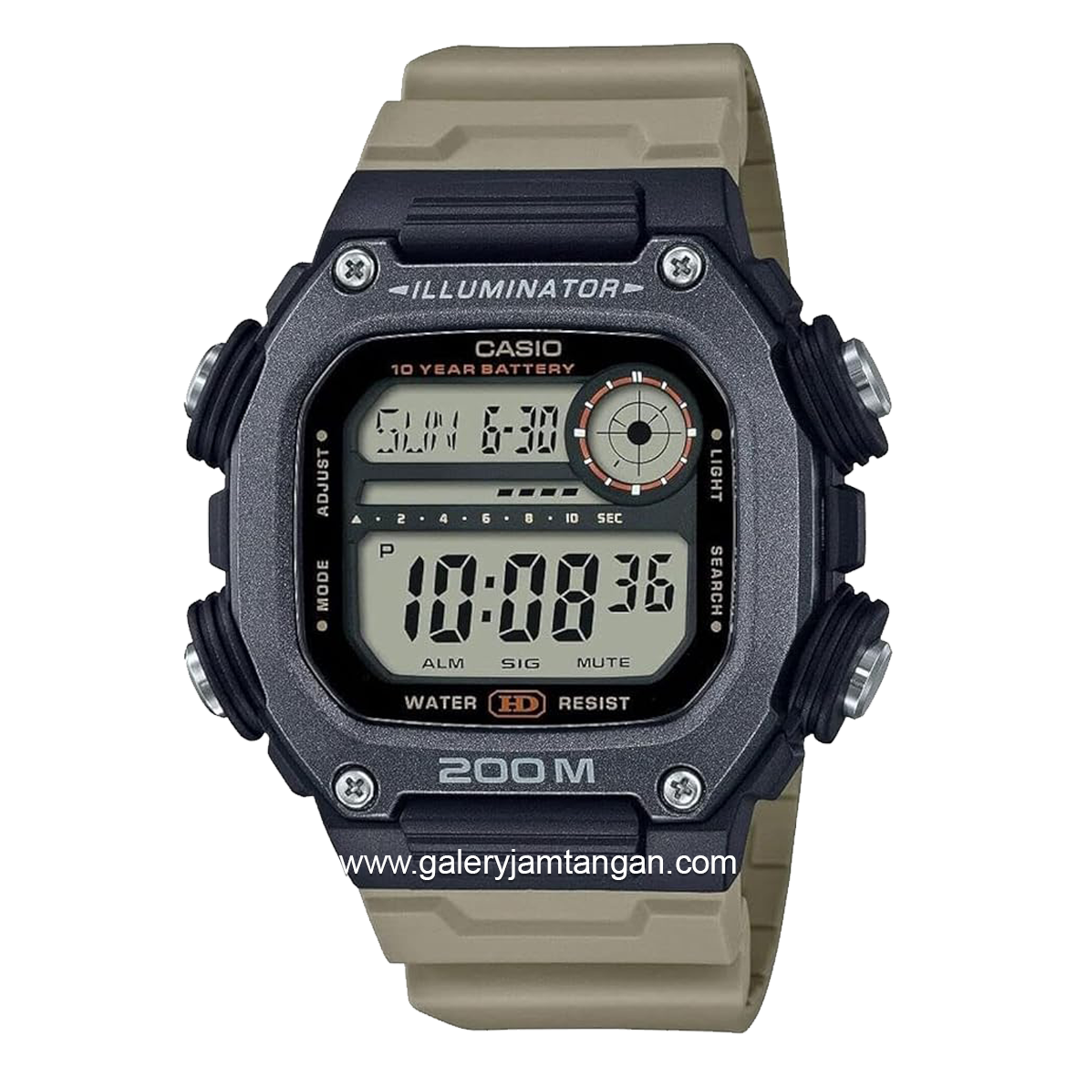 CASIO DW-291HX-5AVDF Digital Brown Black Resin Strap