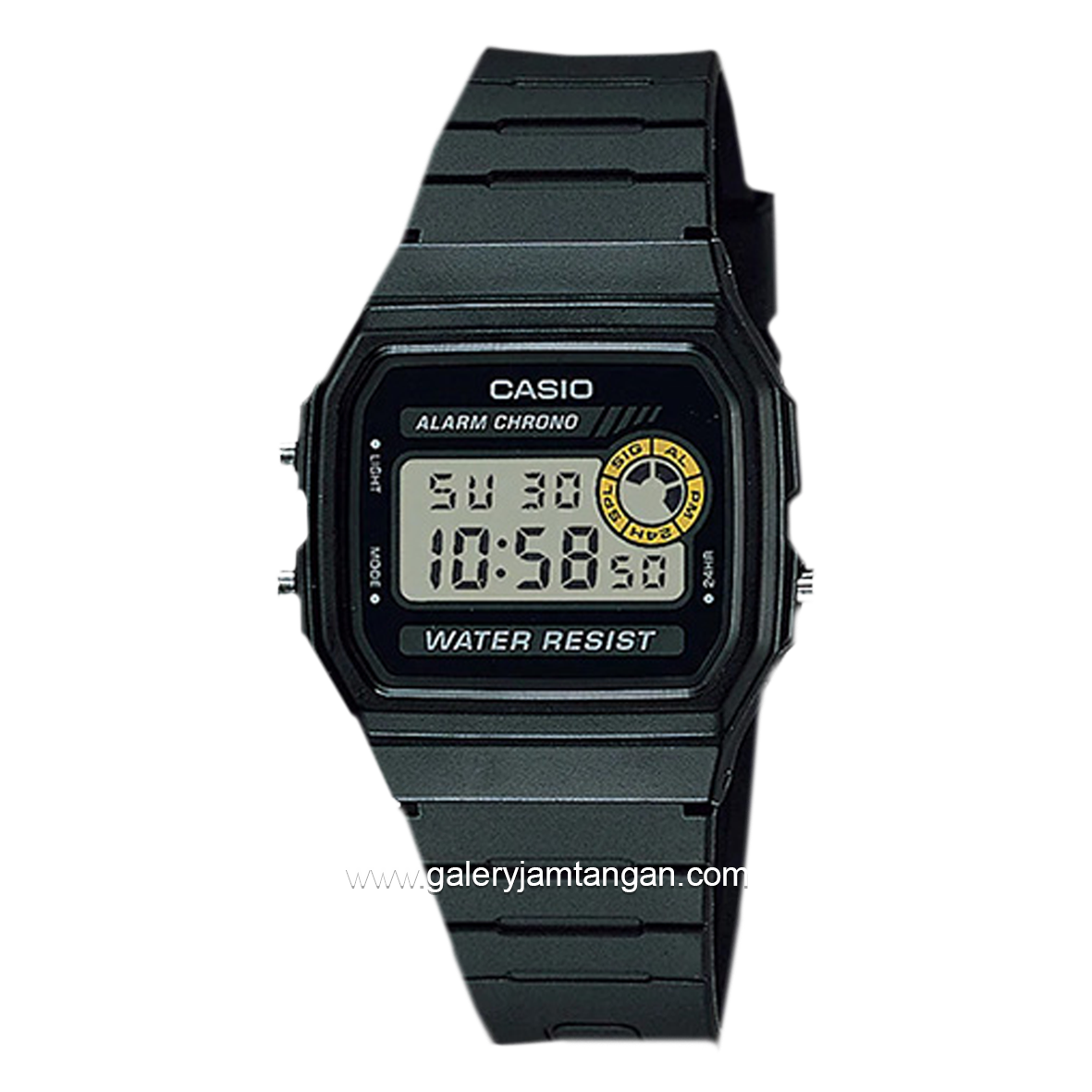 CASIO F-94WA-8DG Digital Black Resin Strap