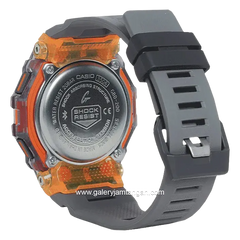 G-SHOCK GBD-200SM-1A5DR G-Squad Vital Bright Digital Grey Orange Resin Strap