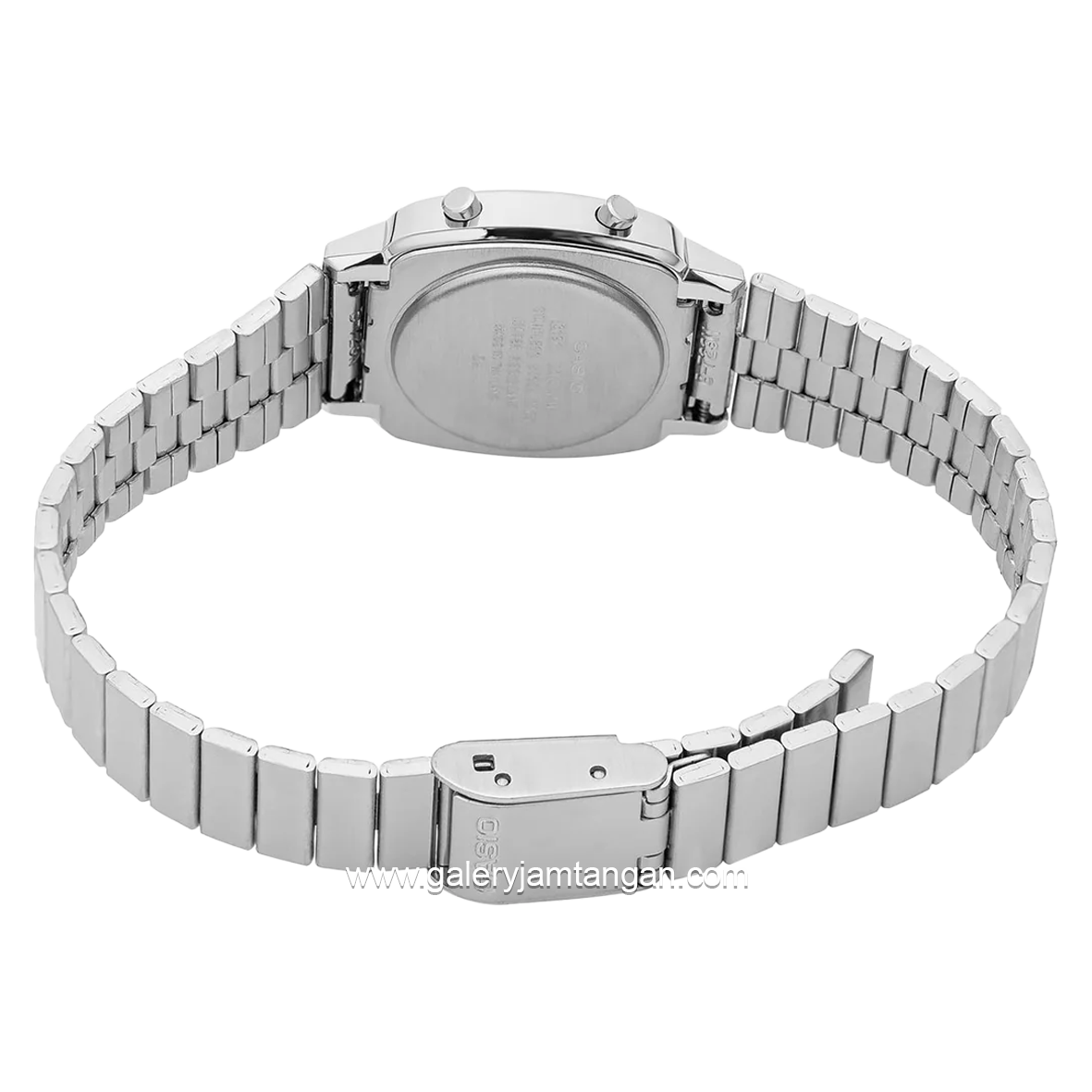 CASIO LA670WA-7DF Silver Digital Stainless Steel