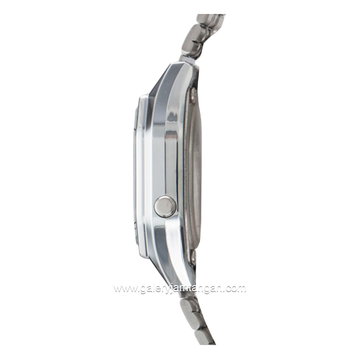 CASIO LA680WA-7DF Digital Full Silver Stainless Steel Strap