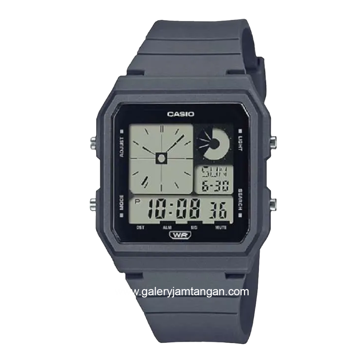 CASIO LF-20W-8A2DF Grey Digital Resin Strap
