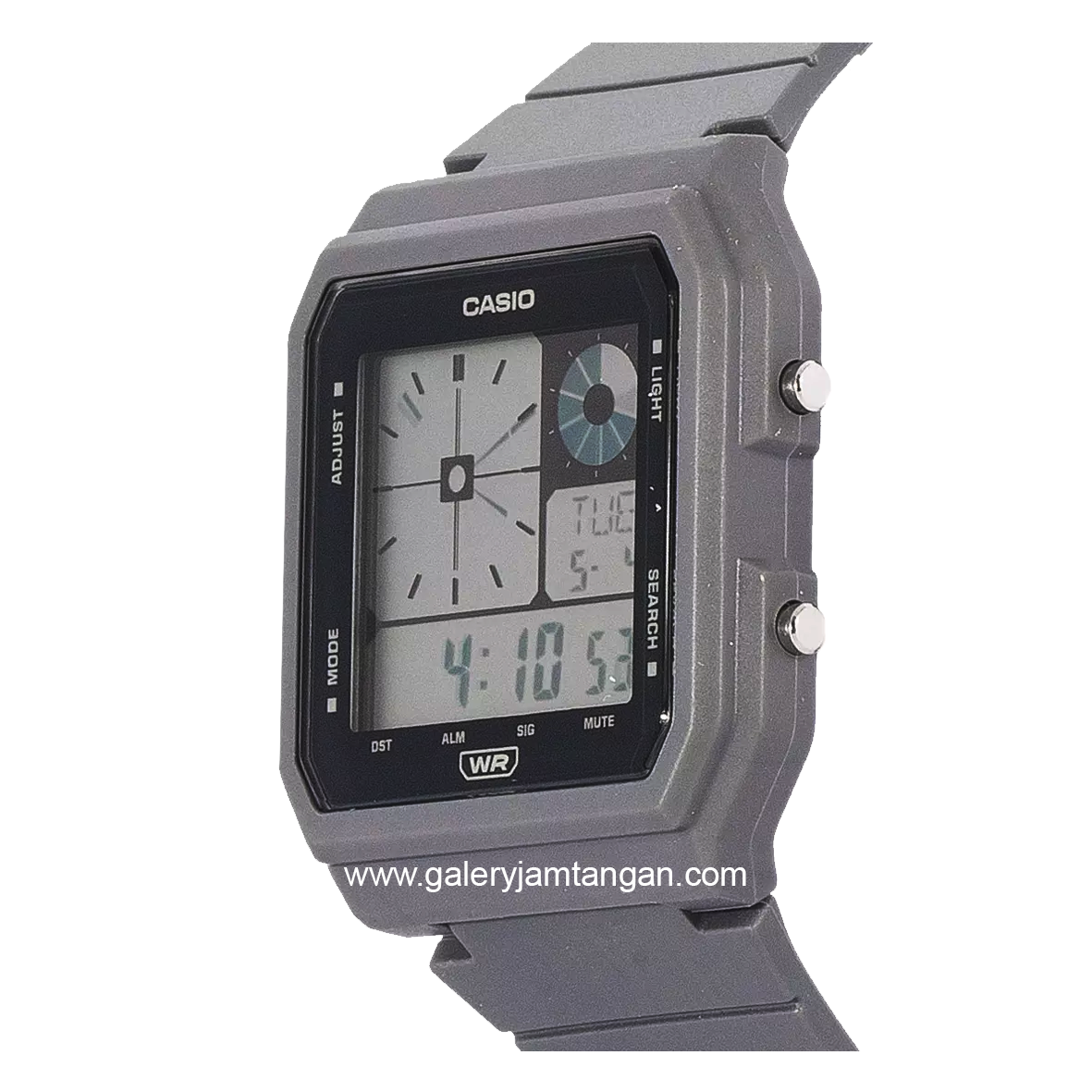 CASIO LF-20W-8A2DF Grey Digital Resin Strap