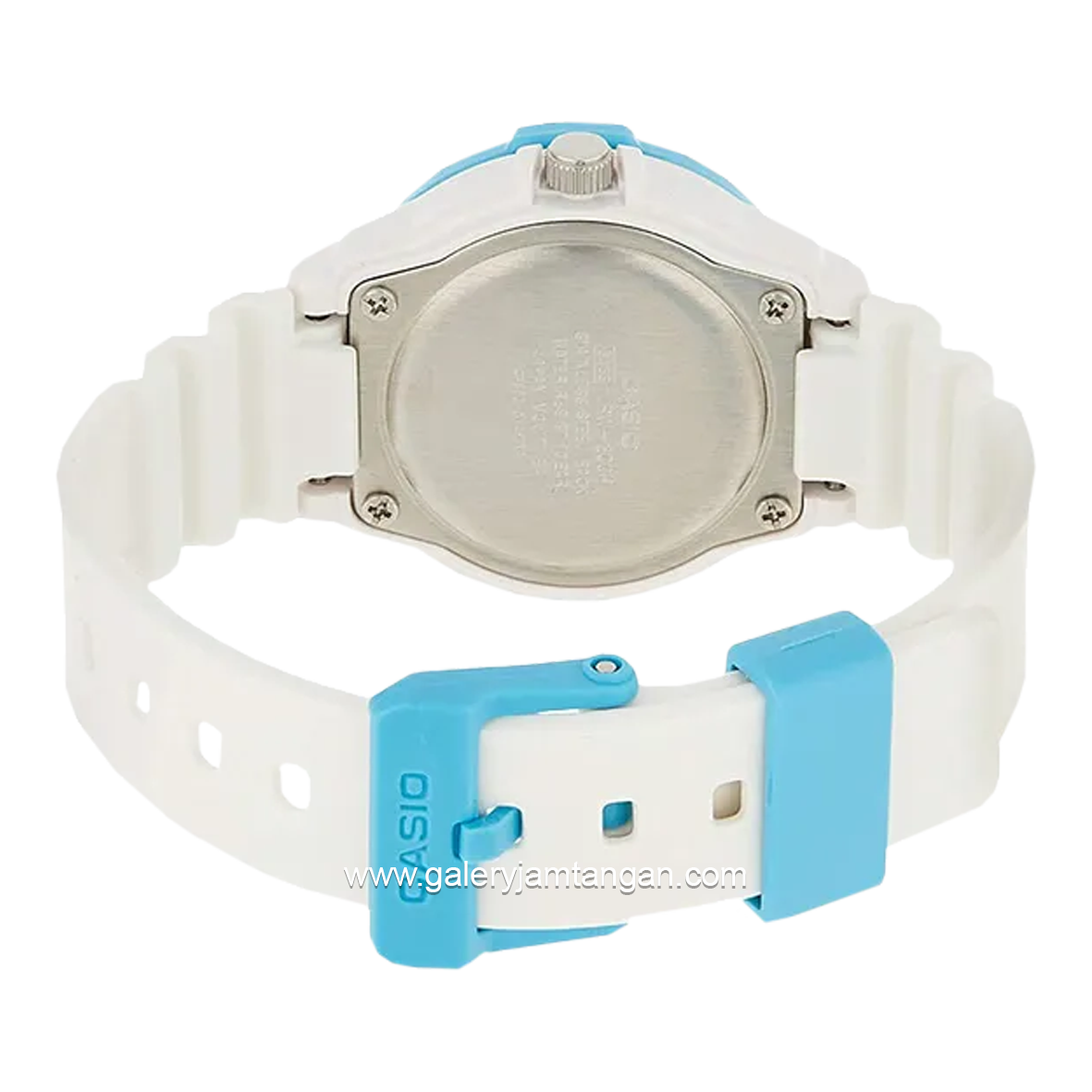 CASIO YOUTH LRW-200H-2BVDF White Blue Resin Strap