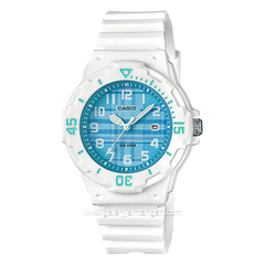 CASIO General LRW-200H-2CVDF White Dial Blue Rubber Strap