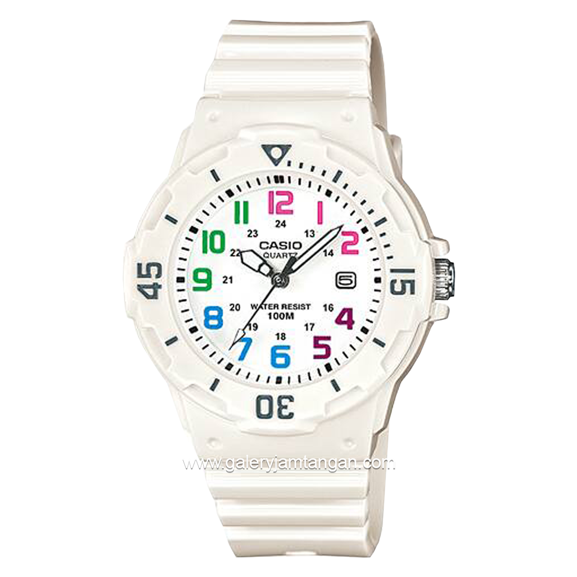 CASIO General LRW-200H-7BVDF Broken White Rubber Strap