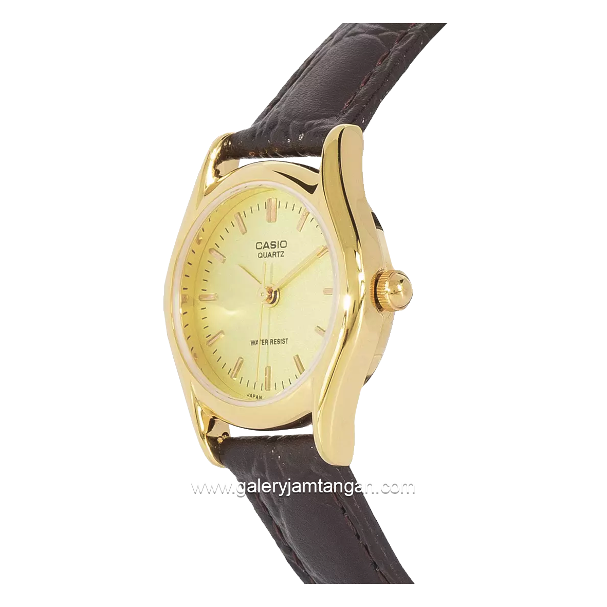 CASIO LTP-1094Q-9ARDF Brown Gold Leather Strap