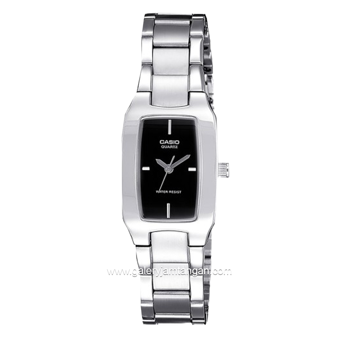 CASIO LTP-1165A-1CDF Silver Dial Black Stainless Steel Strap
