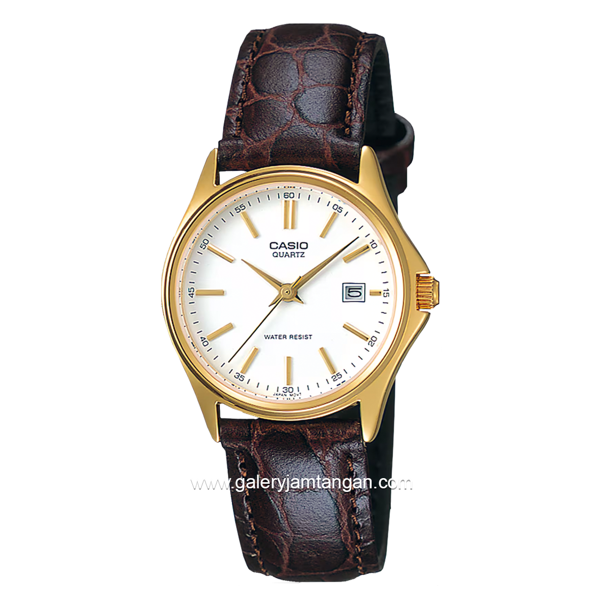 CASIO General LTP-1183Q-7ADF Brown Gold Dial White White