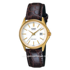CASIO General LTP-1183Q-7ADF Brown Gold Dial White White
