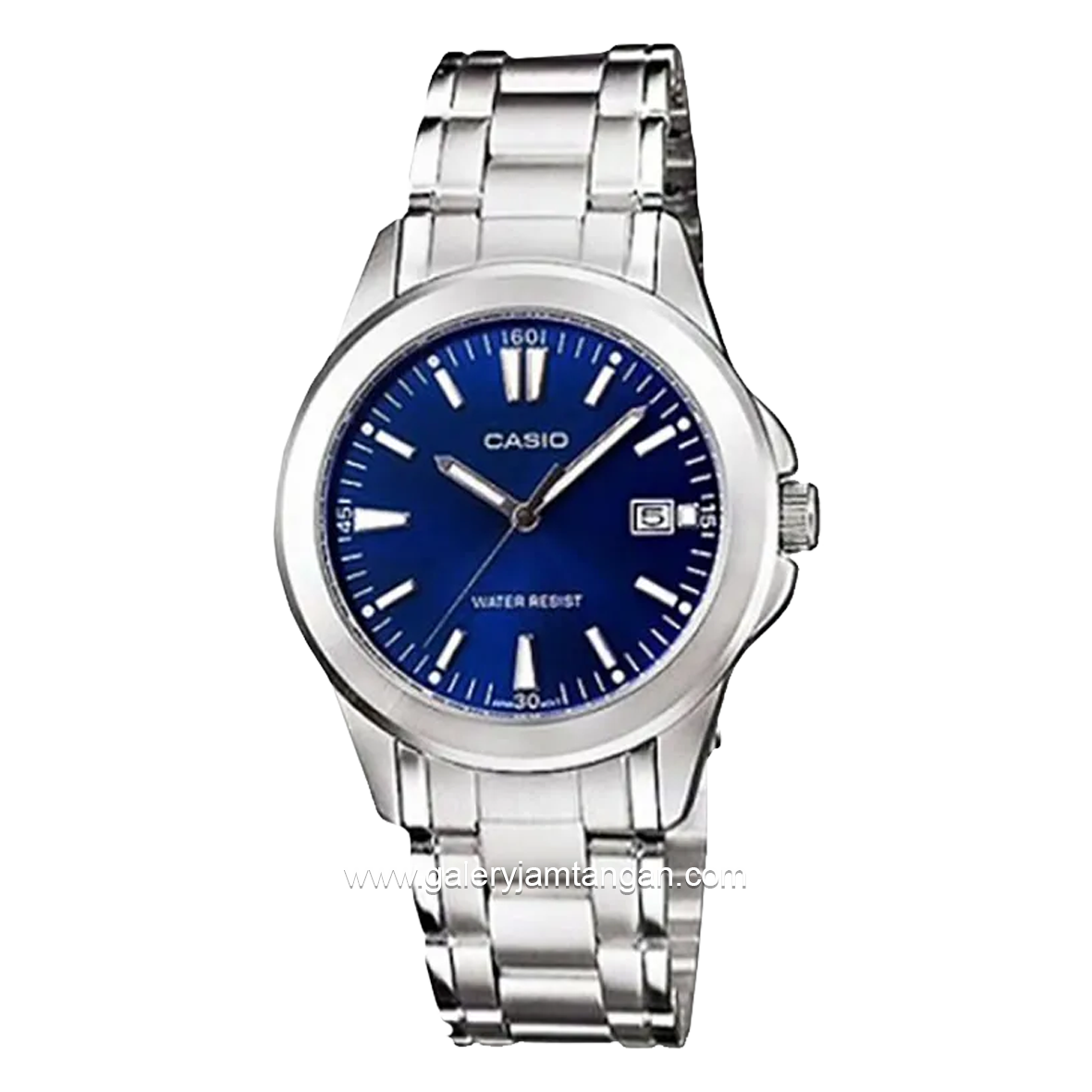 CASIO LTP-1215A-2A2DF Silver Dial Blue Stainless Steel