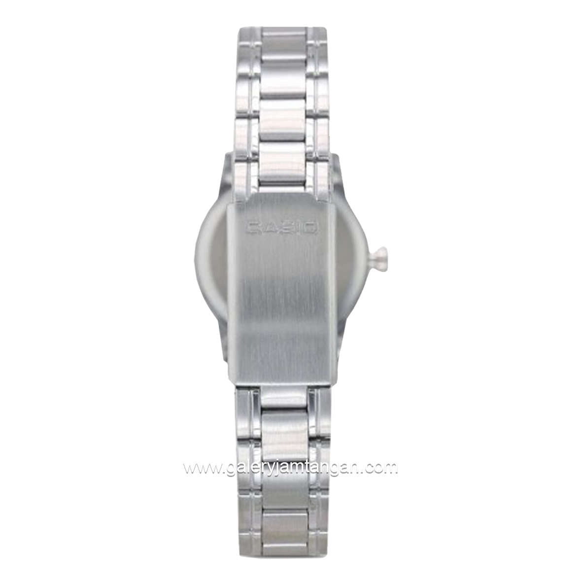 CASIO LTP-V002D-1BUDF Silver Dial Black Stainless Steel