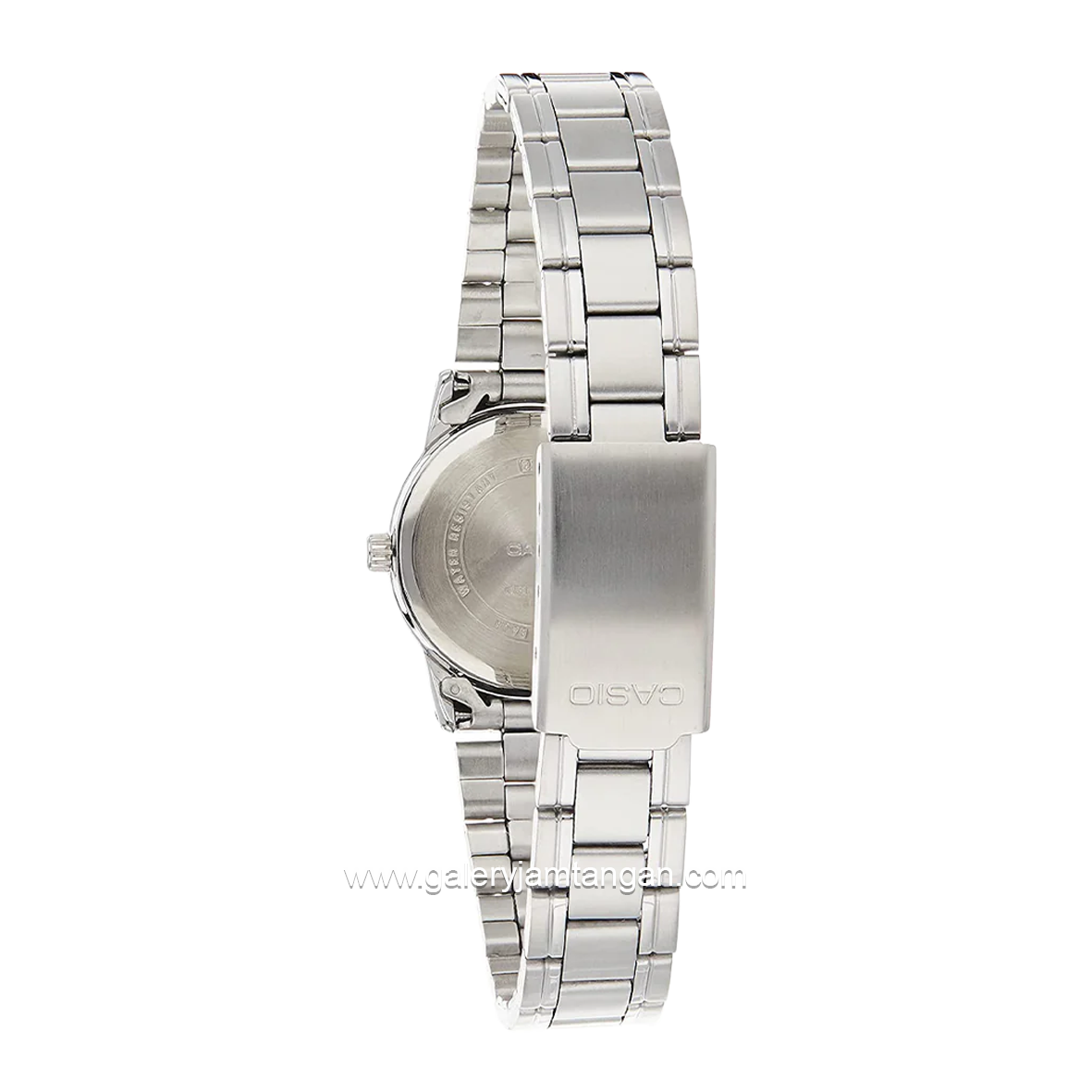 CASIO LTP-V002D-2B3UDF Silver Dial Blue Stainless Steel Strap