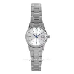 CASIO LTP-V002D-7B3UDF Silver Dial White Stainless Steel