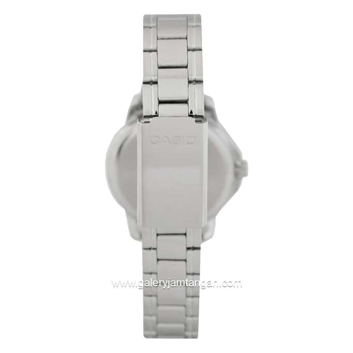 CASIO LTP-V004D-1B2UDF Silver Dial Black Stainless Steel