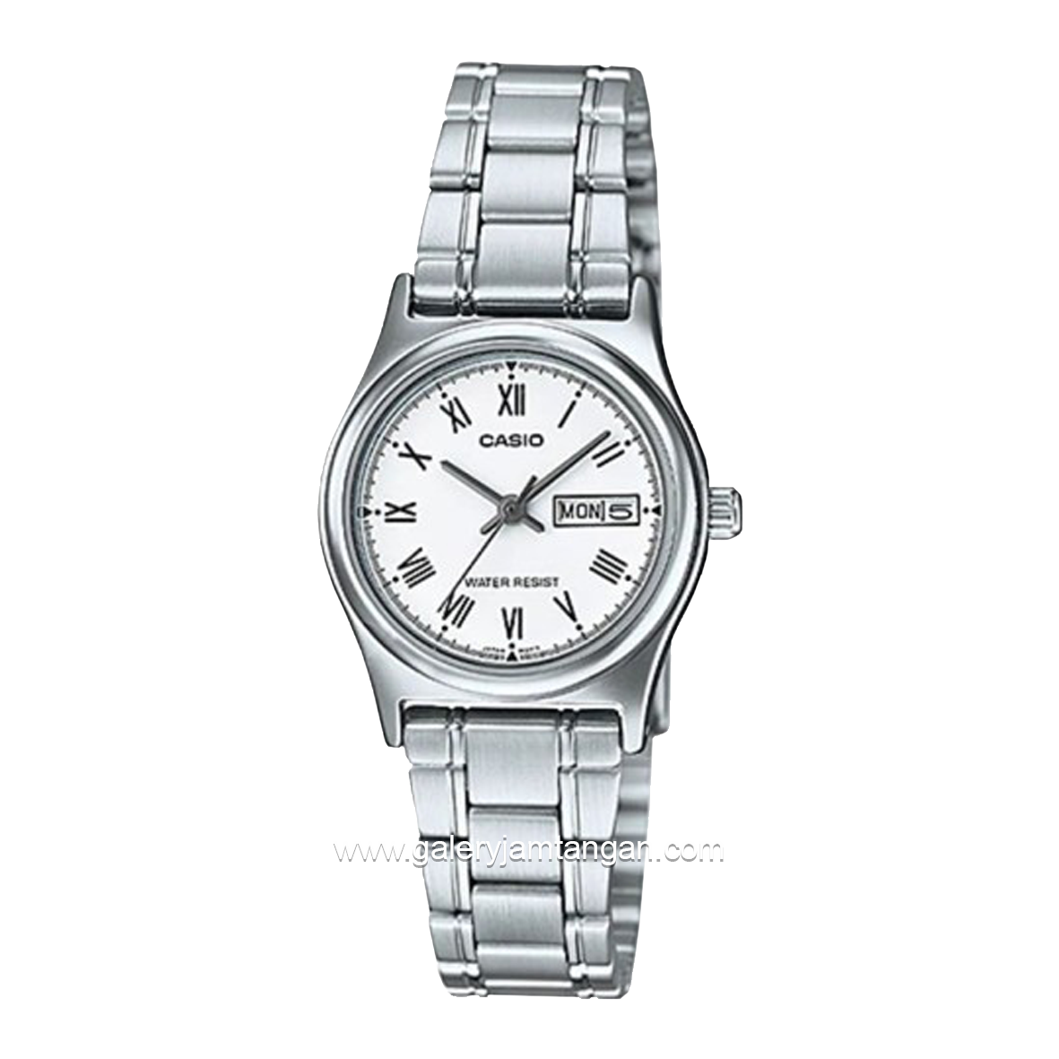 CASIO LTP-V006D-7BUDF Silver Dial White Stainless Steel