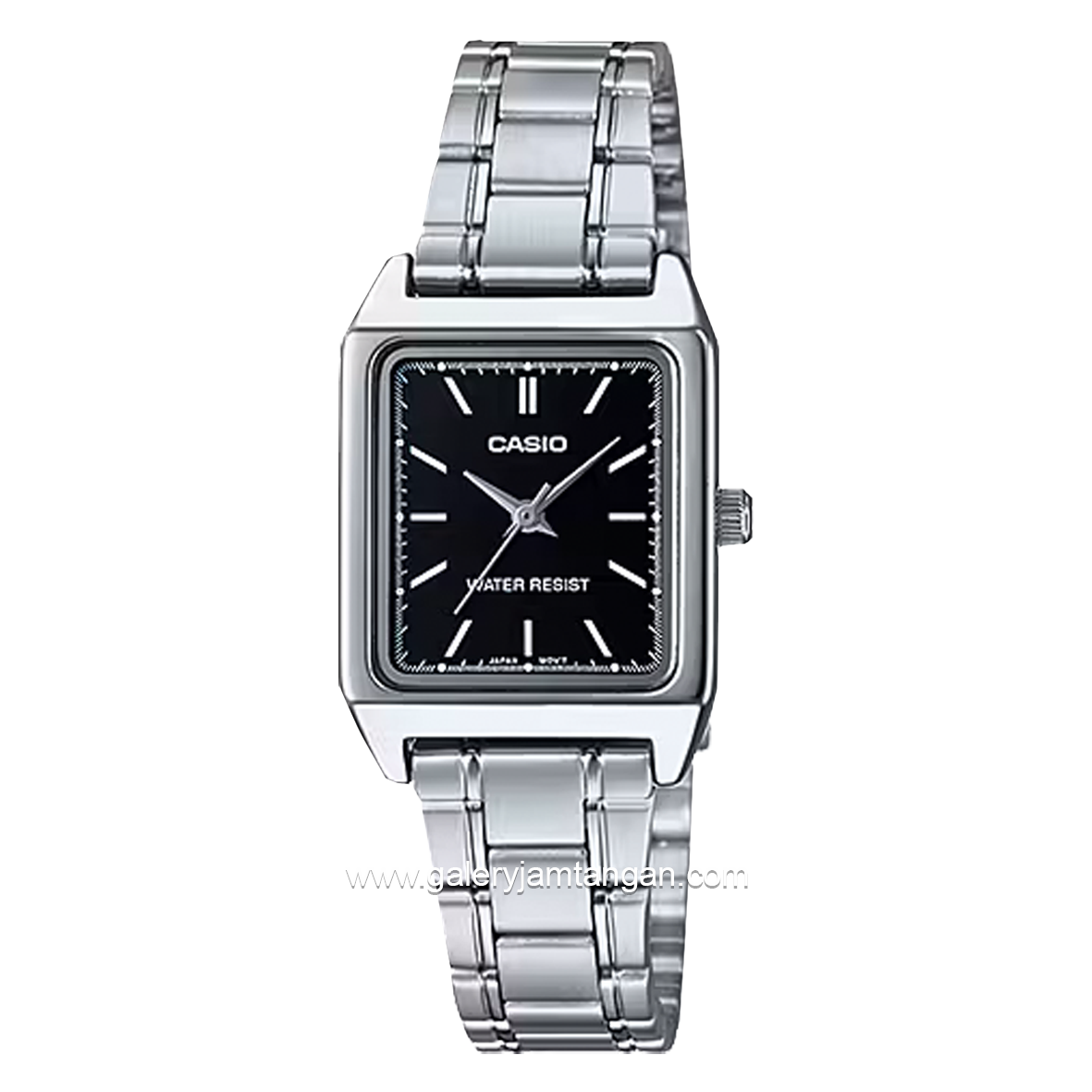 CASIO General LTP-V007D-1EUDF Silver Dial Black Stainless Steel