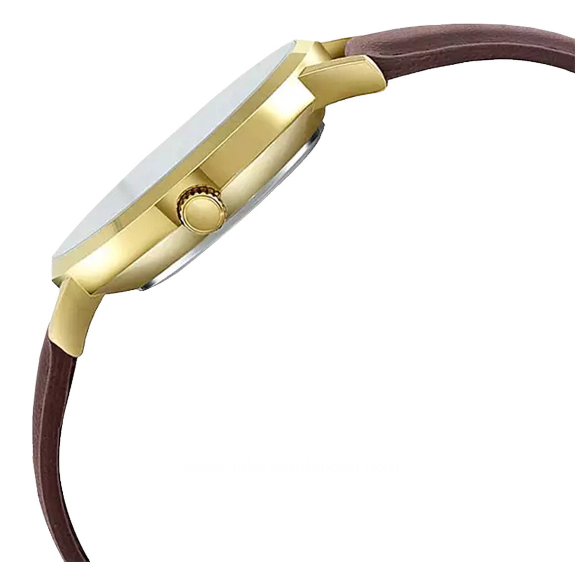 CASIO LTP-VT01GL-9BUDF Brown Gold Leather Strap