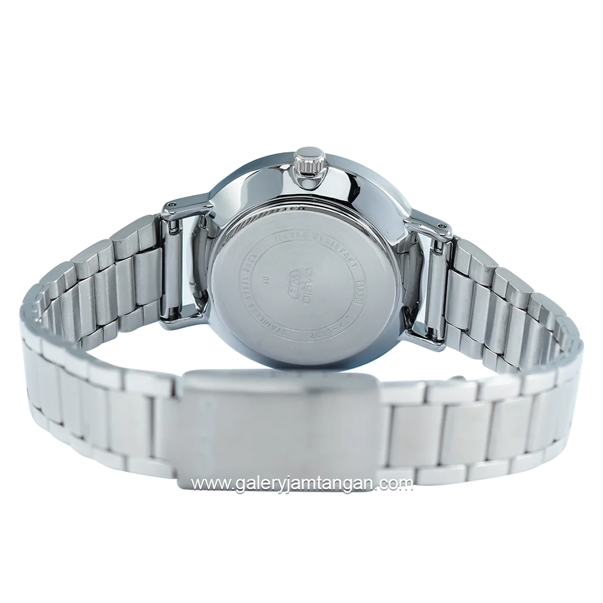 CASIO LTP-VT03D-1BDF Silver Dial Black Stainless Steel