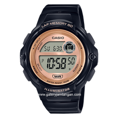 CASIO General LWS-1200H-1AVDF Black Digital Rubber Strap