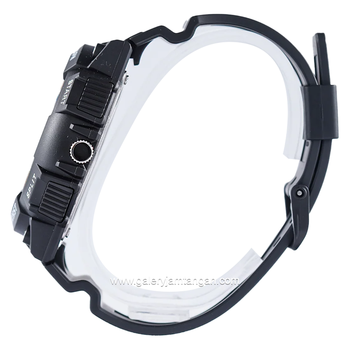 CASIO MCW-200H-4AVDF Black Dial Red Resin Strap