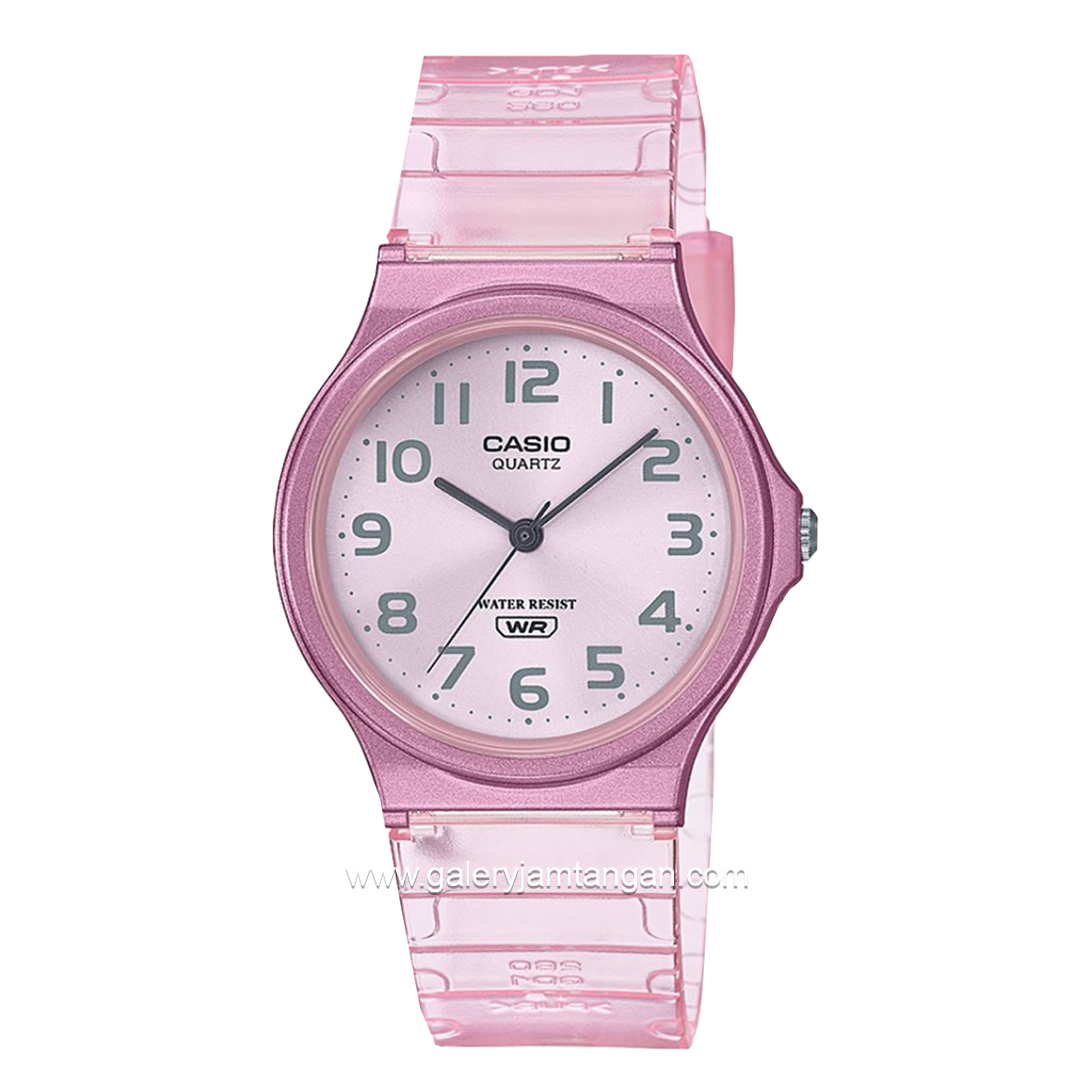 CASIO MQ-24S-4BDF Pink Resin Strap