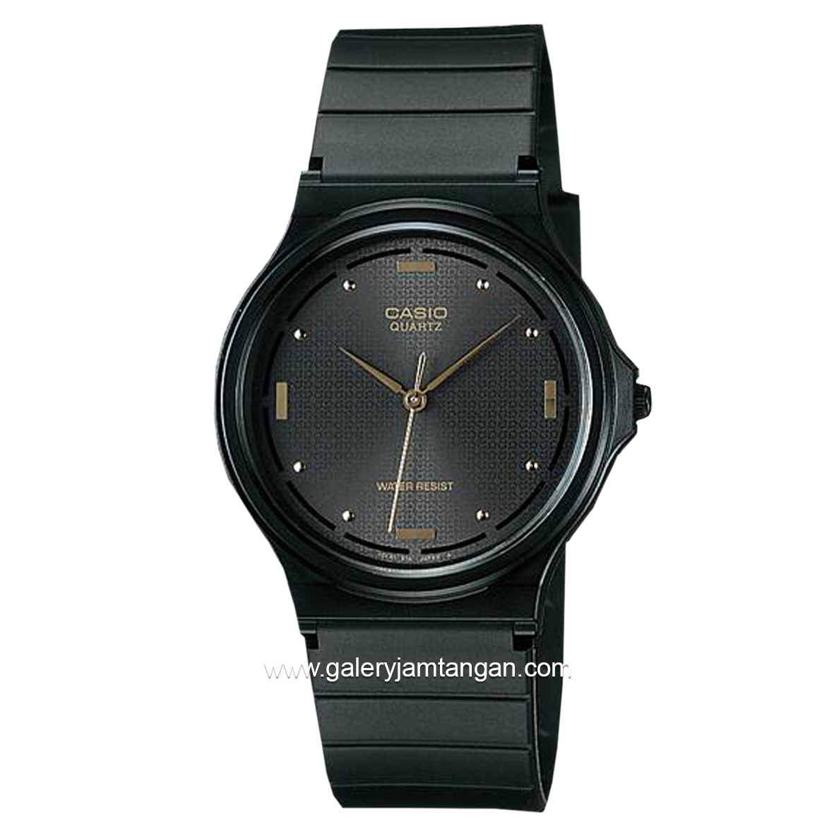 CASIO General MQ-76-1ALDF Black Dial Black Rubber Strap