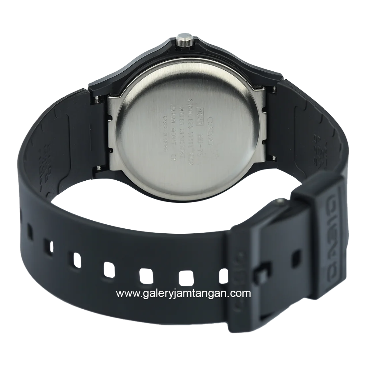 CASIO MQ-76-2ALDF Black Dial Blue Rubber Strap