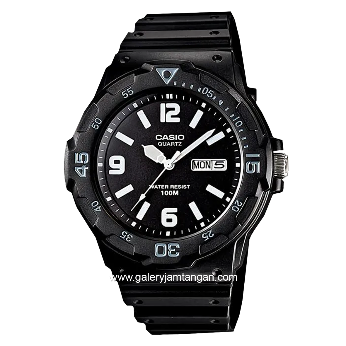 CASIO General MRW-200H-1B2VDF Black Rubber Strap
